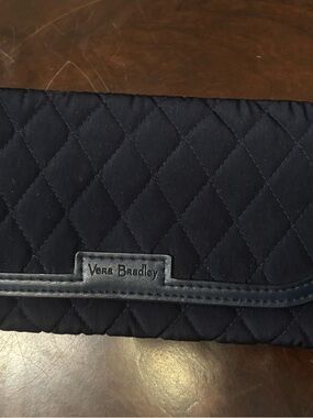 Vera Bradley Quilted Wristlet Wallet in Navy